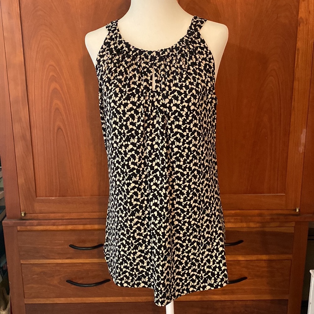 Banana Republic Black and White Halter Top Size S